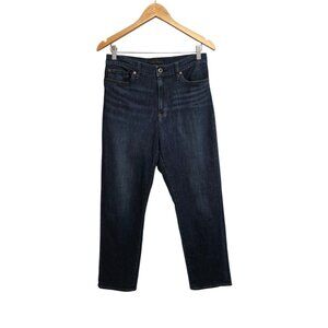 Uniqlo Jeans Womens 28 Boyfriend Straight High Rise Stretch Denim Casual Classic